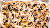 Mushroom Focaccia Mushroom Focaccia