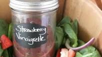 Strawberry and Goat Cheese Spinach Salad Strawberry and Goat Cheese Spinach Salad