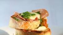 Prosciutto Caprese Bruschetta Prosciutto Caprese Bruschetta