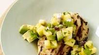 Grilled chicken with avocado-pineapple salsa Grilled chicken with avocado-pineapple salsa