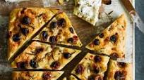 No-knead grape & rosemary focaccia No-knead grape & rosemary focaccia