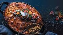 Stacked Coho Salmon Enchiladas Stacked Coho Salmon Enchiladas