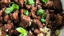 15 Minute Quinoa and Korean Beef Bowl 15 Minute Quinoa and Korean Beef Bowl