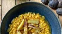 Yellow split pea stew with dried Persian lime (vegetarian Khoresh Gheymeh) Yellow split pea stew with dried Persian lime (vegetarian Khoresh Gheymeh)