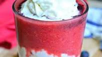 Layered Berry Daiquiri: Skinny Red White and Blue Daiquiri Layered Berry Daiquiri: Skinny Red White and Blue Daiquiri