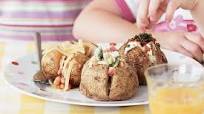 Baked jacket potatoes Baked jacket potatoes
