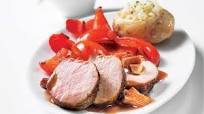 Nagano Pork Tenderloin with Chanterelles Nagano Pork Tenderloin with Chanterelles