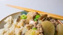 Braised Daikon, Pork, and Mushroom Braised Daikon, Pork, and Mushroom