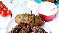 EASY BEEF KOFTA KEBAB WITH TZATZIKI SAUCE