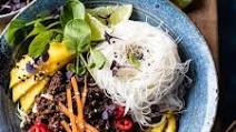30 Minute Asian Basil Beef and Mango Noodle Salad. 30 Minute Asian Basil Beef and Mango Noodle Salad.