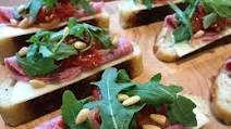 Open Faced Genoa Salami and Provolone Sandwiches Open Faced Genoa Salami and Provolone Sandwiches