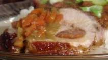 Andouille-Stuffed Pork Loin Roast with Pan Gravy Andouille-Stuffed Pork Loin Roast with Pan Gravy