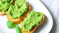 Edamame and Pea Bruschetta Recipe Edamame and Pea Bruschetta Recipe