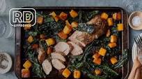 Sheet Pan Roasted Pork, Butternut Squash and Kale Sheet Pan Roasted Pork, Butternut Squash and Kale