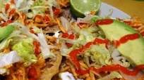 Tostadas de pollo con chipotle Tostadas de pollo con chipotle