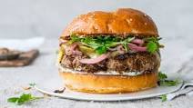 Grass-fed Beef Burgers with Caramelized Sweet Onions Grass-fed Beef Burgers with Caramelized Sweet Onions