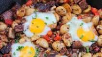 Leftover Brisket Breakfast Skillet Leftover Brisket Breakfast Skillet