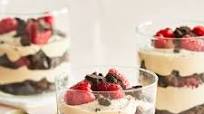 Mocha Yogurt & Raspberry Parfaits Mocha Yogurt & Raspberry Parfaits
