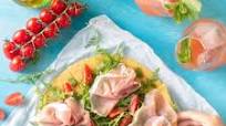 Socca Pizza with Parma Ham Socca Pizza with Parma Ham