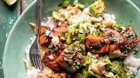 Spicy Chipotle Honey Salmon Bowls Spicy Chipotle Honey Salmon Bowls