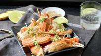 Stir-fried Crab Legs with Ginger-Scallion Butter Stir-fried Crab Legs with Ginger-Scallion Butter