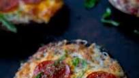 Portobello mushroom pizza Portobello mushroom pizza