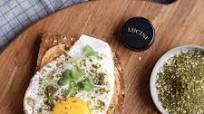 Olive Oil Fried Eggs And Hummus Toast Olive Oil Fried Eggs And Hummus Toast
