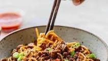 Minced Pork Noodles Minced Pork Noodles