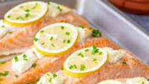 Oven Baked Salmon Fillets Oven Baked Salmon Fillets