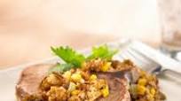 Baked Pork Chops with Stuffing Baked Pork Chops with Stuffing