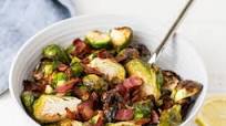 Air Fryer Brussels Sprouts and Bacon Air Fryer Brussels Sprouts and Bacon