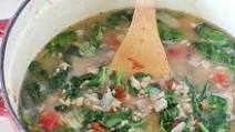 Ground Turkey Soup with Beans & Spinach (20 minutes!) Ground Turkey Soup with Beans & Spinach (20 minutes!)