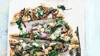 Spinach & blue cheese pizza Spinach & blue cheese pizza