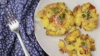 Fork-Crushed Potatoes with Shallots Fork-Crushed Potatoes with Shallots