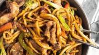 Black Pepper Beef Udon Noodles Black Pepper Beef Udon Noodles