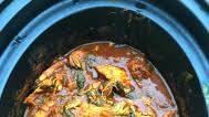 Slow Cooker Chicken Saag Curry - BakingQueen74 Slow Cooker Chicken Saag Curry - BakingQueen74
