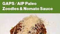 Zoodles and Nomato Sauce - Grain-Free, GAPS and Paleo AIP Zoodles and Nomato Sauce - Grain-Free, GAPS and Paleo AIP