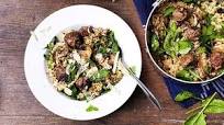 Mushroom risotto with meatballs Mushroom risotto with meatballs