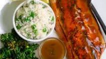Apple Cider Vinegar Glazed Salmon with Citrus Broccolini. Apple Cider Vinegar Glazed Salmon with Citrus Broccolini.