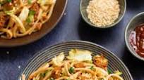 Spicy Asian Noodle Stir-Fry with Plant-Based Ground & Cabbage Spicy Asian Noodle Stir-Fry with Plant-Based Ground & Cabbage