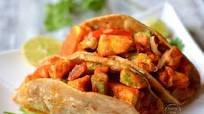 Homemade Whole Wheat Paneer Tikka Tacos Homemade Whole Wheat Paneer Tikka Tacos