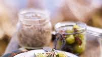 Potted pork rillettes with gooseberries and tarragon Potted pork rillettes with gooseberries and tarragon
