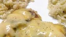 Baked Chicken-Fried Steak with Mushroom Gravy