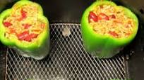 Air Fried Stuffed Green Peppers Air Fried Stuffed Green Peppers