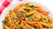 Rasta Pasta with Jerk Shrimp Recipe Rasta Pasta with Jerk Shrimp Recipe