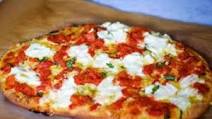 Tomato, Basil, Ricotta Pizza Tomato, Basil, Ricotta Pizza