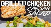 Grilled Chicken Caesar Salad for Date Night | SAM THE COOKING GUY 4K Grilled Chicken Caesar Salad for Date Night | SAM THE COOKING GUY 4K