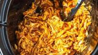 The Easiest 2-Ingredient Crockpot BBQ Chicken The Easiest 2-Ingredient Crockpot BBQ Chicken