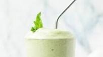 Creamy Minty Wheatgrass Smoothie Creamy Minty Wheatgrass Smoothie