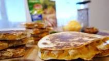 Simple Weeknight Meal with Tyson Grilled and Ready Breast Strips : Chicken Quesadillas Simple Weeknight Meal with Tyson Grilled and Ready Breast Strips : Chicken Quesadillas